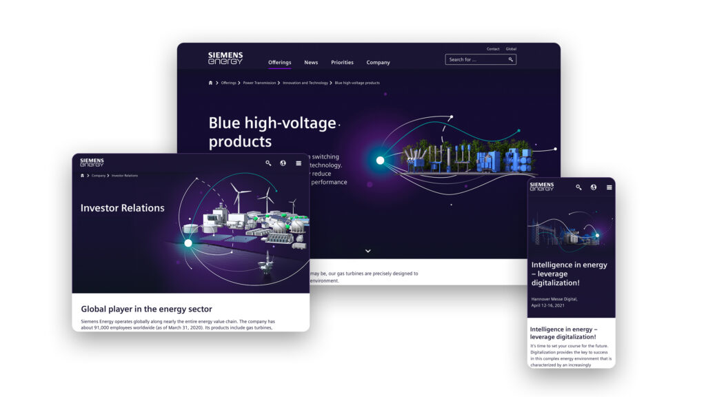 New Brand Experience for Siemens Energy